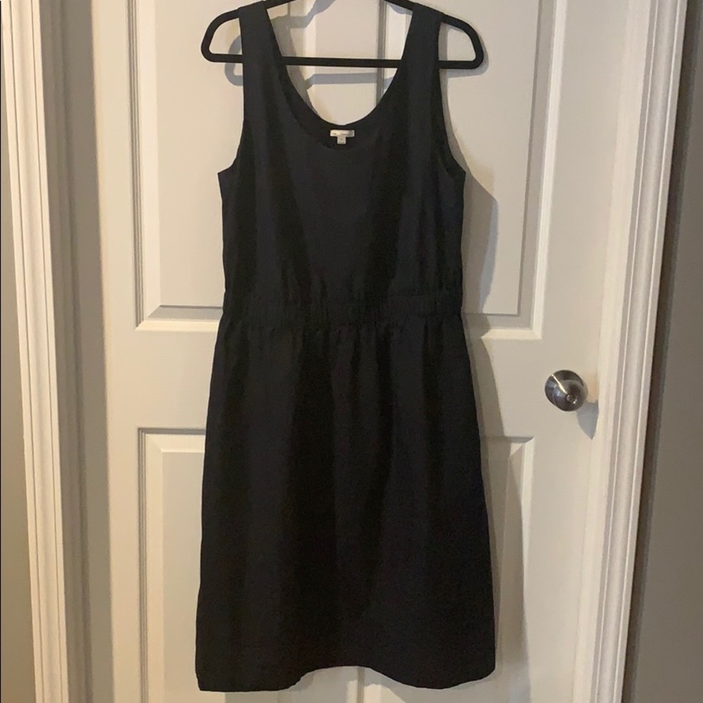 XL TALL NAVY GAP MIDI DRESS
